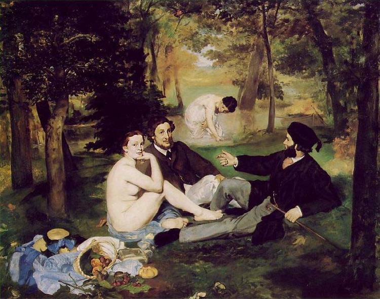 Edouard Manet The Luncheon on the Grass France oil painting art